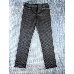 Amanda + Chelsea Pants Womens W28 Gray Checkered Stretchy Classic Fit Business